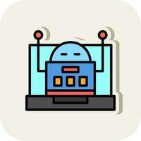 robot vector icoon ontwerp