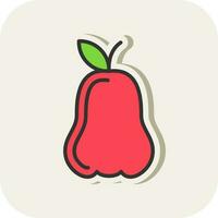 roos appel vector icoon ontwerp