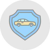 auto verzekering vector icoon ontwerp