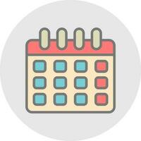 kalender vector icoon ontwerp