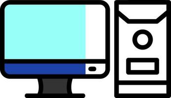 pc vector icoon ontwerp