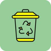 recycle bak vector icoon ontwerp