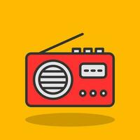 radio vector icoon ontwerp