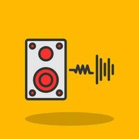 geluid van muziek- vector icoon ontwerp