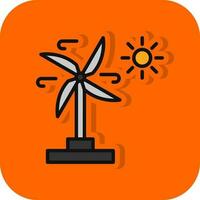 wind energie vector icoon ontwerp