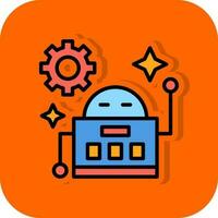 robot vector icoon ontwerp