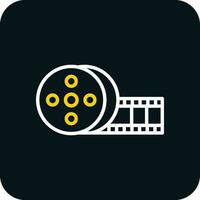 film rollen vector icoon ontwerp