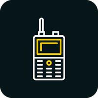 walkie talkie vector icoon ontwerp