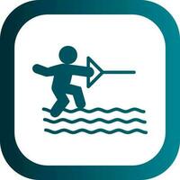 water ski vector icoon ontwerp