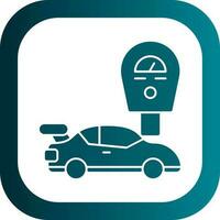 parkeren meter vector icoon ontwerp