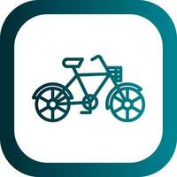 fiets station vector icoon ontwerp