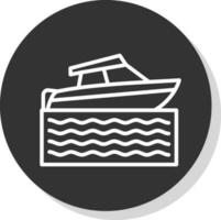 snelheid boot vector icoon ontwerp