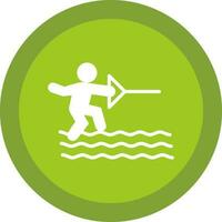 water ski vector icoon ontwerp