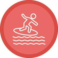 surfing vector icoon ontwerp