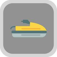 Jet ski vector icoon ontwerp