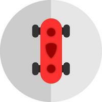 longboard vector icoon ontwerp