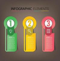 moderne tekstvak sjabloon banner infographics vector