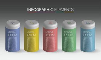 moderne tekstvak sjabloon banner infographics vector