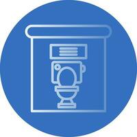 toilet vector icoon ontwerp