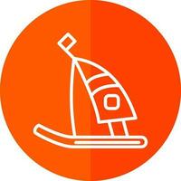 windsurfen vector icoon ontwerp