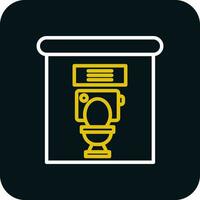 toilet vector icoon ontwerp