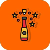 Champagne vector icoon ontwerp