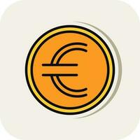 euro vector icoon ontwerp