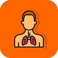 astma vector icoon ontwerp