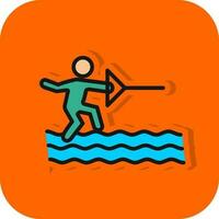 water ski vector icoon ontwerp