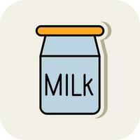 melk vector icoon ontwerp