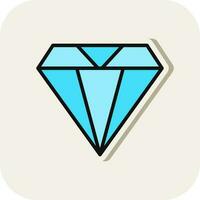 diamant vector icoon ontwerp