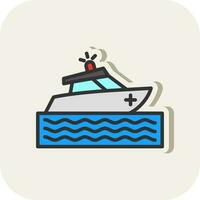 redden boot vector icoon ontwerp