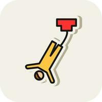 bungee jumping vector icoon ontwerp