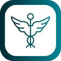 caduceus vector icoon ontwerp