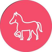 paard vector icoon ontwerp