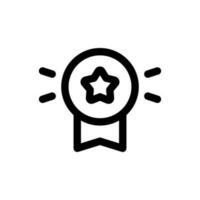 gemakkelijk medaille icoon. de icoon kan worden gebruikt voor websites, afdrukken Sjablonen, presentatie Sjablonen, illustraties, enz vector
