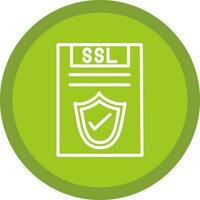 ssl vector icoon ontwerp