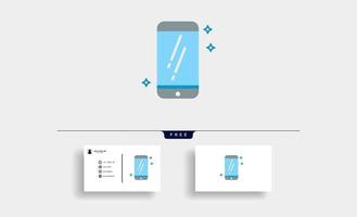 slimme telefoon gadget vector pictogram ontwerp illustratie