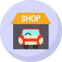 auto winkel vector icoon ontwerp