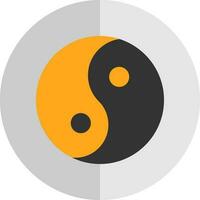 yin yang vector icoon ontwerp