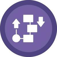 stromen diagram vector icoon ontwerp