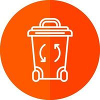 recycle bak vector icoon ontwerp