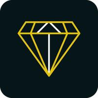 diamant vector icoon ontwerp