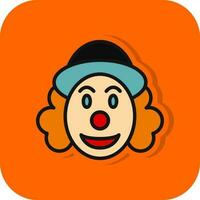 clown vector icoon ontwerp