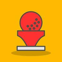 golf bal vector icoon ontwerp