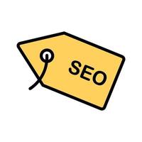 seo tags icoon vector