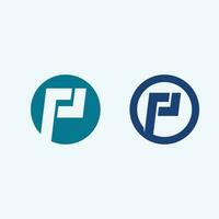 letter p logo vector illustratie ontwerp