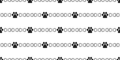 hond bot poot naadloos patroon vector voetafdruk geïsoleerd Frans bulldog tekenfilm sjaal herhaling behang tegel achtergrond illustratie tekening