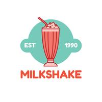 Diner Milkshake-logo vector