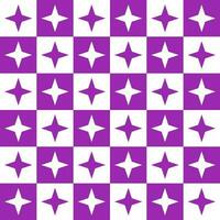 Purper 4 punt ster. 4 punt ster patroon. 4 punt ster patroon achtergrond. 4 punt ster achtergrond. naadloos patroon. voor achtergrond, decoratie, geschenk omhulsel vector